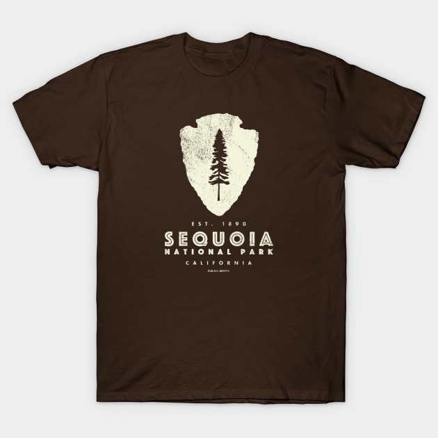 Sequoia National Park - National Park Series T-Shirt by deadmansupplyco